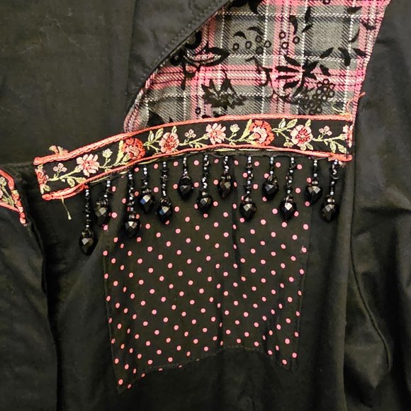 Vintage Cactus Flower Women's Western button-up shirt XL - Picture 3 of 4